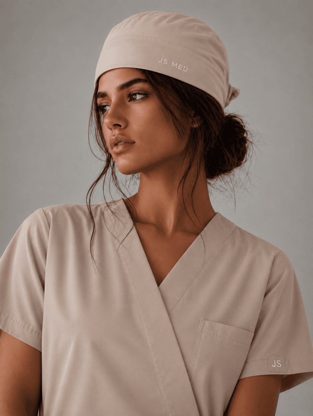 Surgical Scrub Cap — Sand