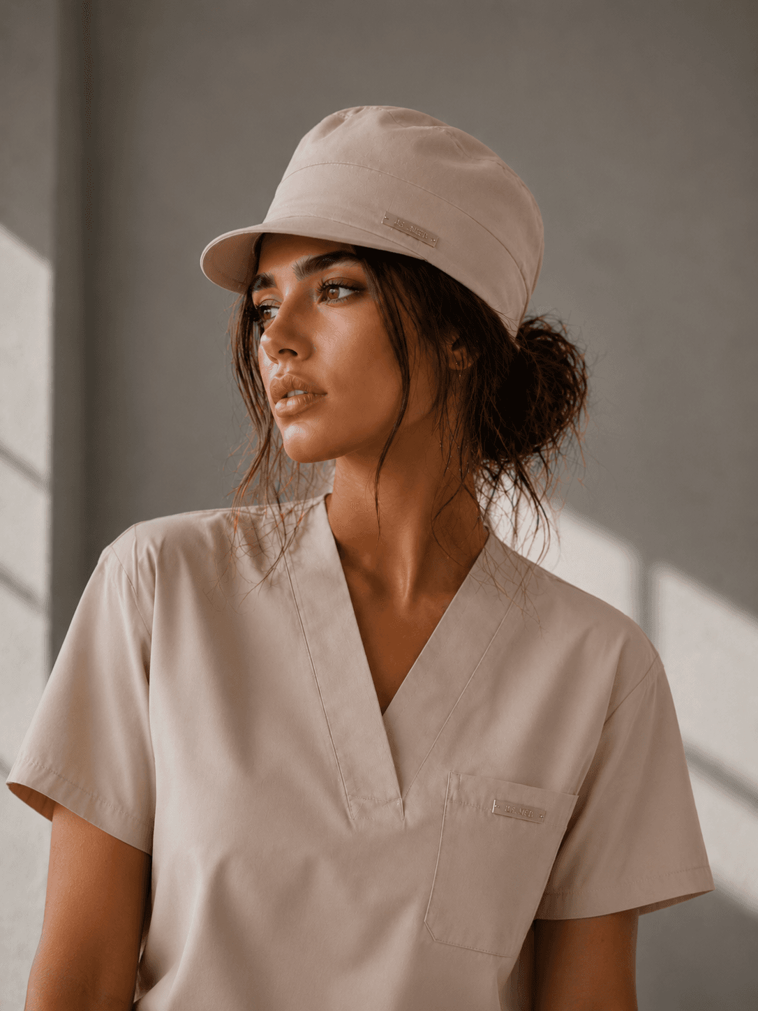 Cadet Scrub Cap — Sand