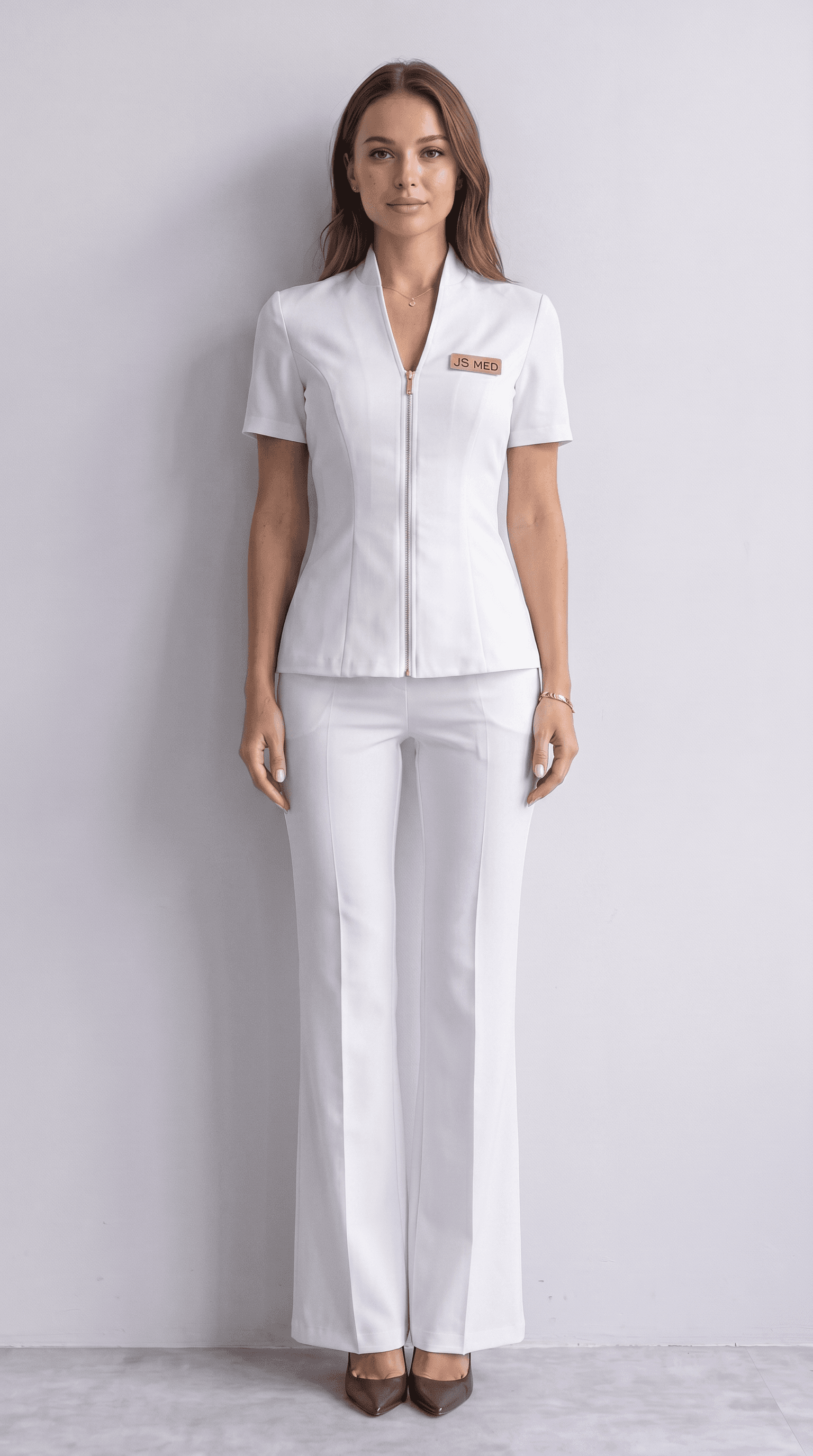 Signature Zip Tunic — Ivory